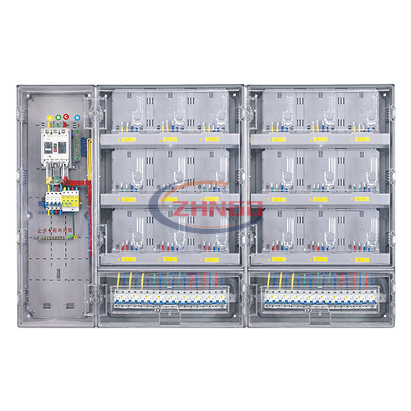 南網(wǎng)費控單相十八表位插卡式電表箱